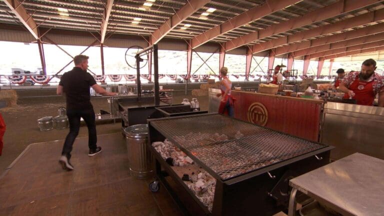 Gordon-Ramsy-helping-Bri-with-Argentine-Style-BBQ-Grills