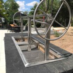 USA Made Argentine Wood Fired Grill with Dual Racks in Stainless