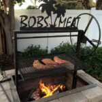 Built in wood fired Santa Maria Argentina grill